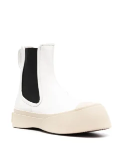Replica Marni Women's slip-on ankle boots AAA+ White