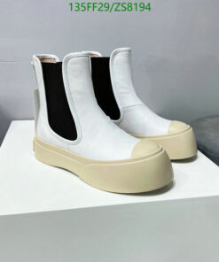 Replica Marni Women's slip-on ankle boots AAA+ white