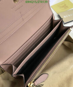 Replica Burberry Wallet House Check Canvas Leather Flap Continental