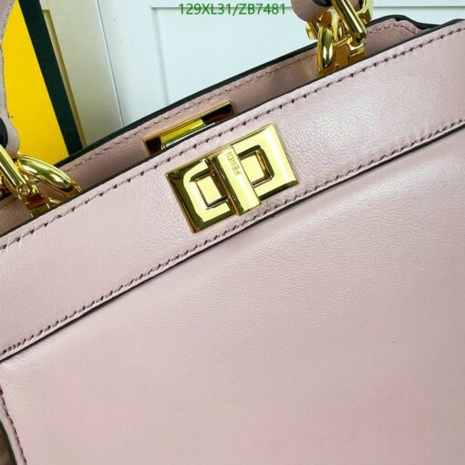 Replica FENDI Peekaboo ISeeU Small AAAA rose