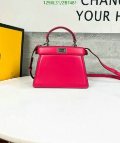 Replica FENDI Peekaboo ISeeU Small AAAA pink