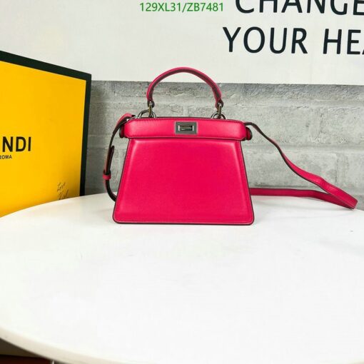 Replica FENDI Peekaboo ISeeU Small AAAA pink