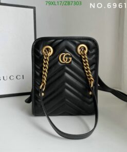 GG Marmont Bag Mini Leather  Top-Handle AAA+
