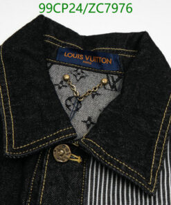 Louis Vuitton MONOGRAM Crzy Denim Workwear Replica JACKET (9)