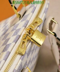 Louis Vuitton Replica ALMA Handbag BB Damier Azur coated canvas