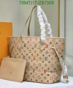 Louis Vuitton Replica Neverfull Tote Monogram Canvas Bag AAAA