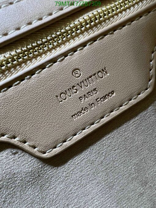 Louis Vuitton Replica Neverfull Tote Monogram Canvas Bag AAAA beige