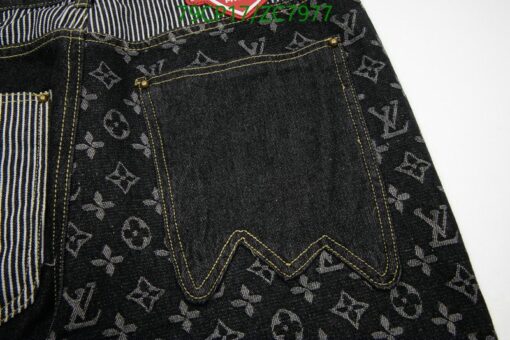 Louis Vuitton Replica Pants Monogram Crazy Denim Jeans