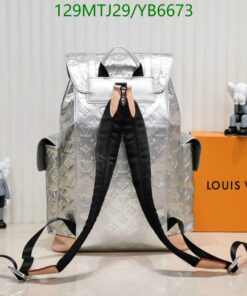 Replica Christopher PM Louis Vuitton SILVER MONOGRAM BACHPACK