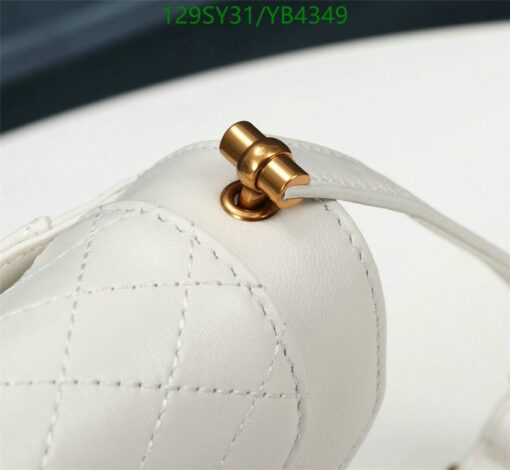 SAINT LAURENT Replica YSL Gaby Small Shoulder Leather Bag AAA+ White