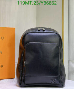 Louis Vuitton Replica AAA+ Alex Slim Backpack Taiga Leather