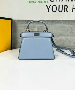 Replica FENDI Peekaboo ISeeU Small AAAA blue