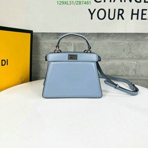 Replica FENDI Peekaboo ISeeU Small AAAA blue