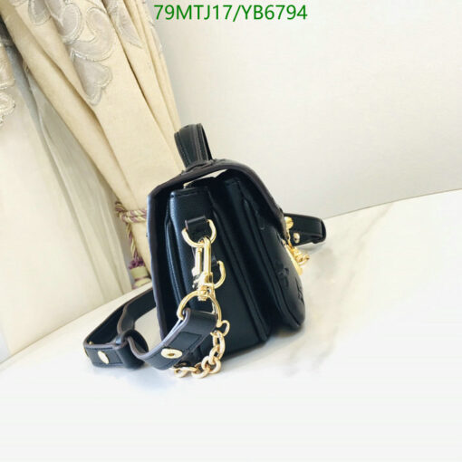 Louis Vuitton Replica Pochette Metis Monogram Black Empreinte Leather