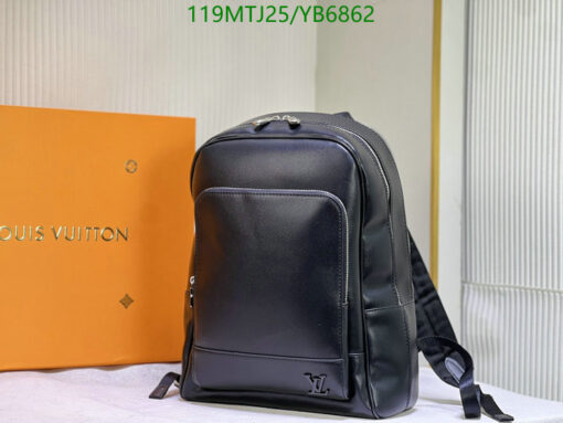 Louis Vuitton Replica AAA+ Alex Slim Backpack Taiga Leather