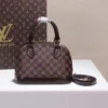 Louis Vuitton LV alma BB damier Ebene Handbag Brown AAAA
