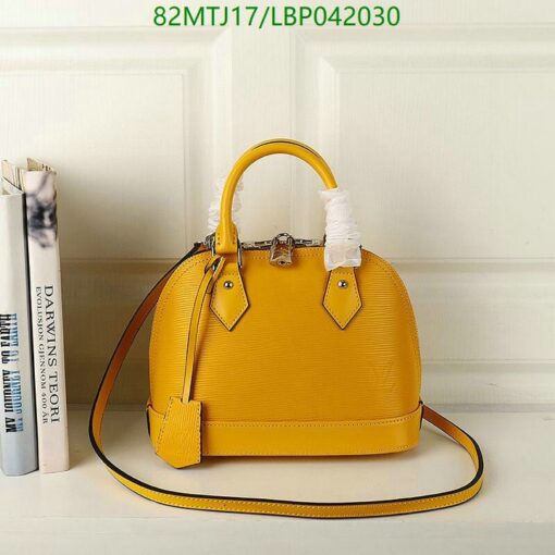 Lv Replica Alma BB Handbag traces AAAA yellow