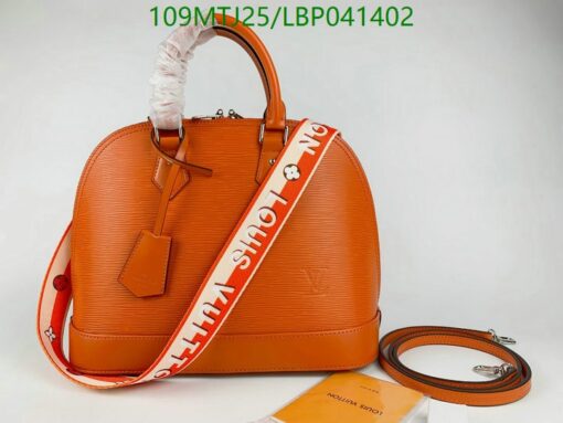Replica LOUIS VUITTON LV Alma BB and PM Pivoine Handbag Orange