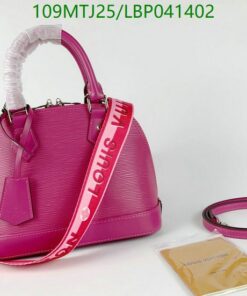 Replica LOUIS VUITTON LV Alma BB and PM Pivoine Handbag Pink