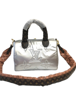 Christopher backpack weekend bag Louis Vuitton Silver in Plastic - 23320843