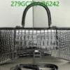 Balenciaga Hourglass crocodile-effect leather bag Mirror 1:1 