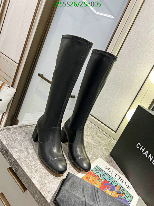 Chanel Knee Boots with heels For Women - HotReplica